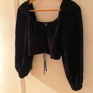 Puff Sleeve Sweetheart Crop Top!